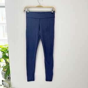 Ivivva Blue Herringbone Leggings Size 12
